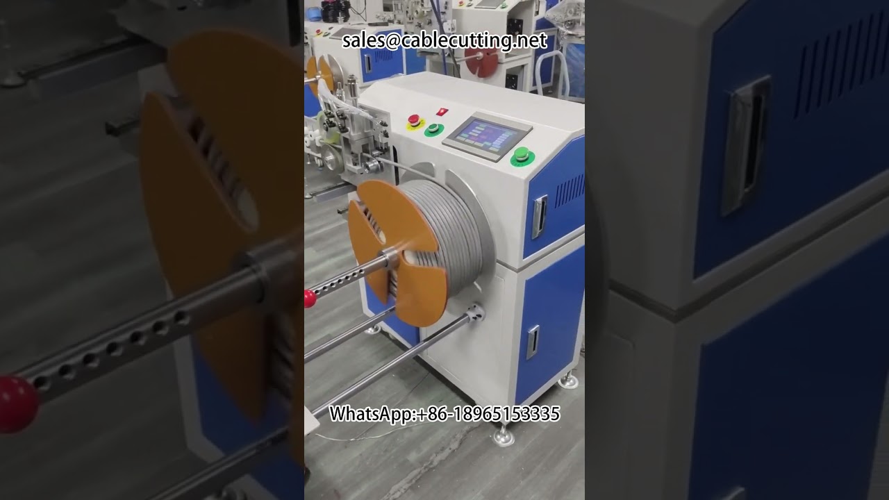 Machine d'enroulement, comptage et tri de fils et câbles #TraitementDesFils #MachineÀEnrouler #EnroulementDeFil