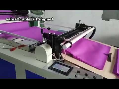 Machine de coupe transversale automatique | Découpeuse précise pour papier kraft, non-tissé et film PVC