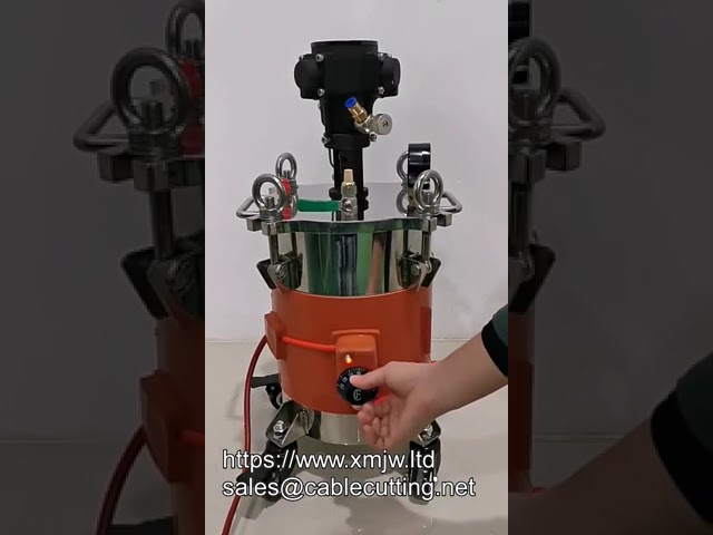Cuve sous pression 10L avec chauffage et mélange automatique pour colle industrielle