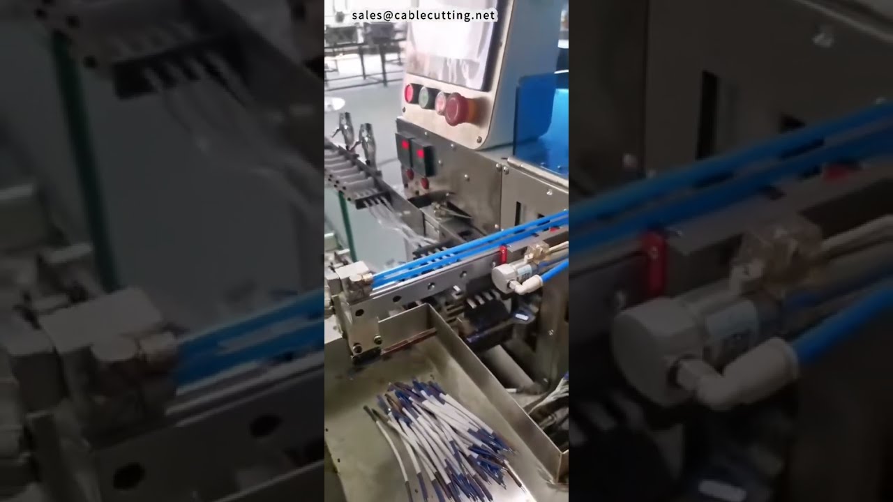 Machine d'étamage à double tête pour câbles plats - Équipement de faisceaux #machine #usine #cnc