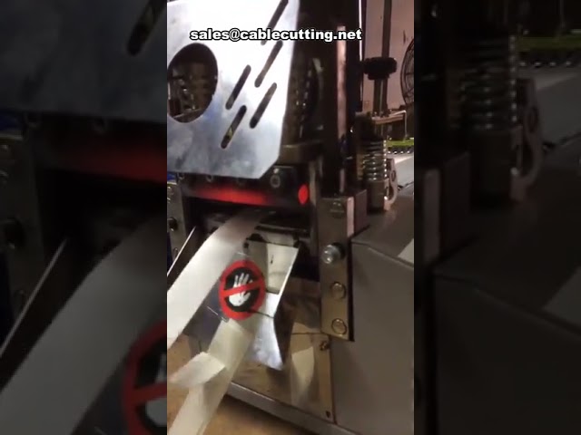 Machine de découpe de ruban adhésif électrique lourde avec couteaux chaud/froid