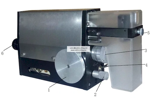 Machine Pneumatique de Dénudage de Fil à Induction WPM-2018 - Machine semi-automatique à brosser les fils