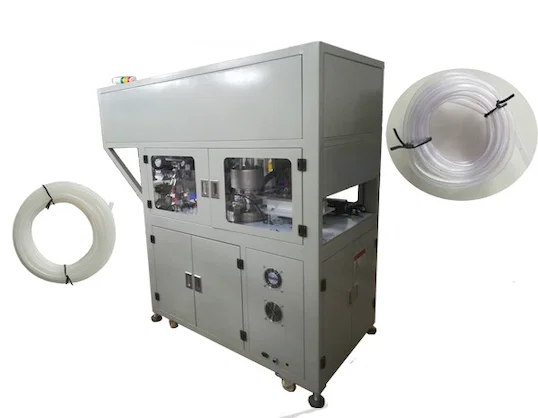 Machine Coupe, Bobinage et Liage de Tube PE/PVC WPM-02SL - Machine automatique de coupe, enroulement et liage