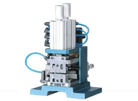 Machine de Dénudage de Fil Pneumatique Verticale WPM-4F - Machine semi-automatique à brosser les fils
